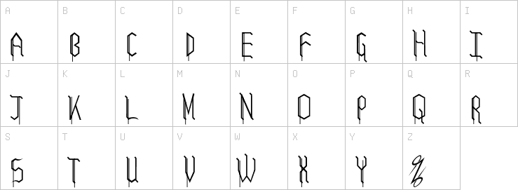 Uppercase characters