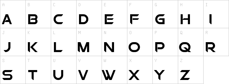 Uppercase characters