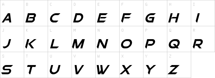 Uppercase characters