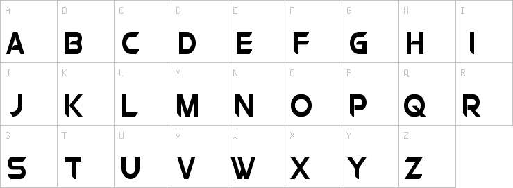 Uppercase characters