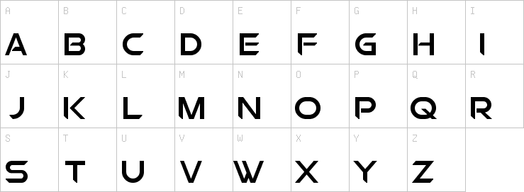 Uppercase characters