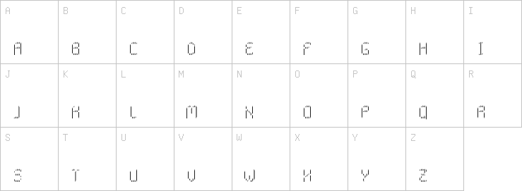 Uppercase characters