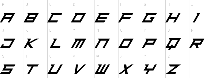 Uppercase characters