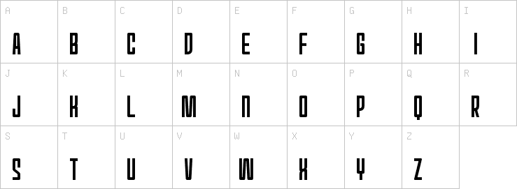 Uppercase characters