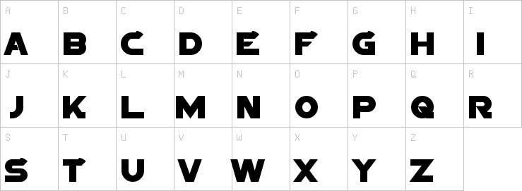 Uppercase characters