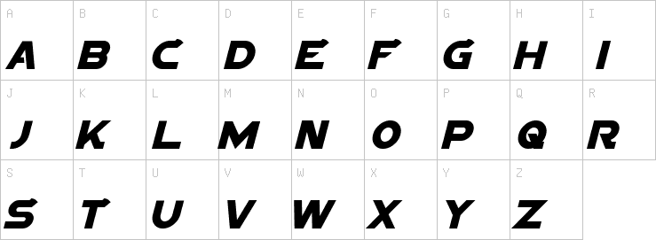 Uppercase characters