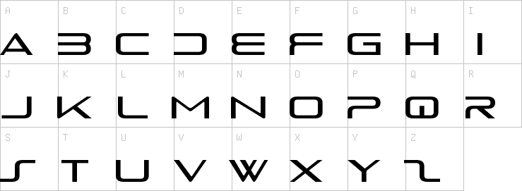 Uppercase characters