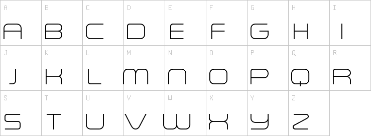 Uppercase characters