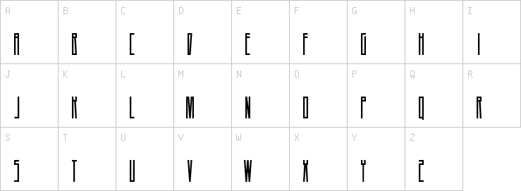 Uppercase characters