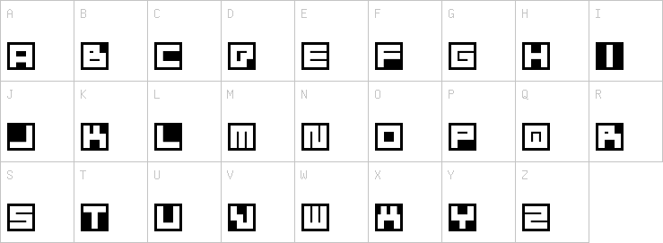 Uppercase characters