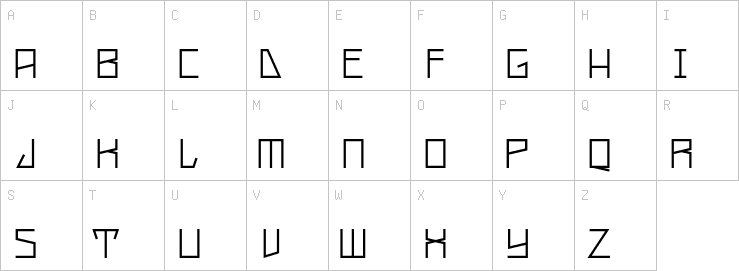 Uppercase characters