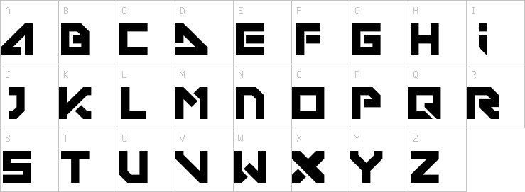 Uppercase characters