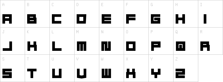 Uppercase characters