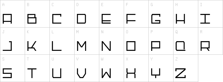 Uppercase characters