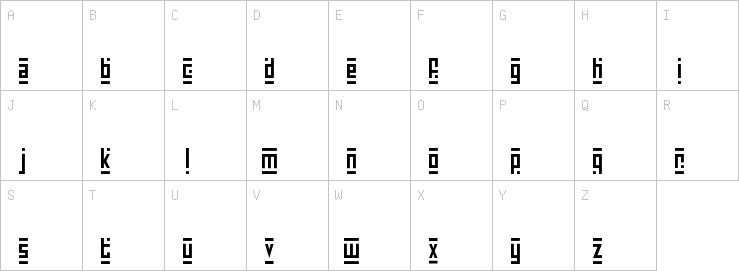 Uppercase characters