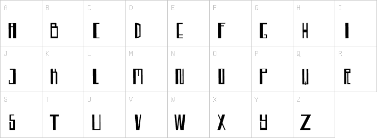 Uppercase characters