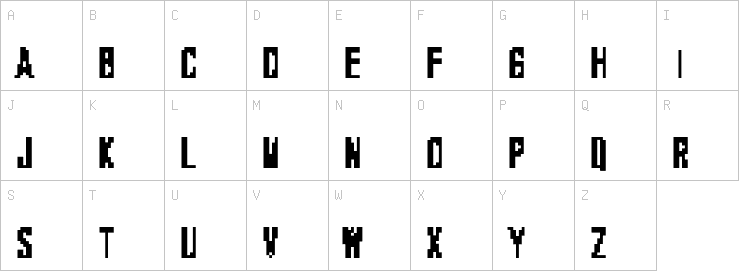 Uppercase characters