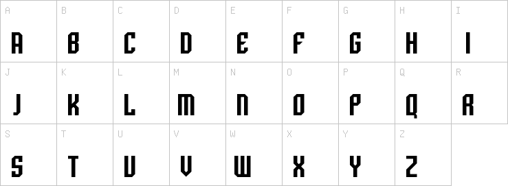 Uppercase characters
