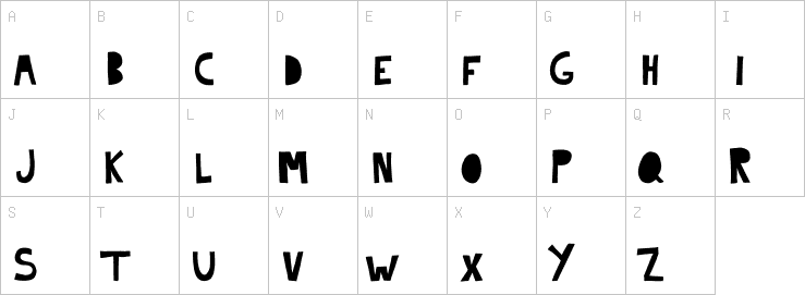 Uppercase characters
