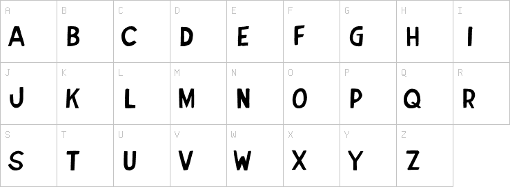 Uppercase characters