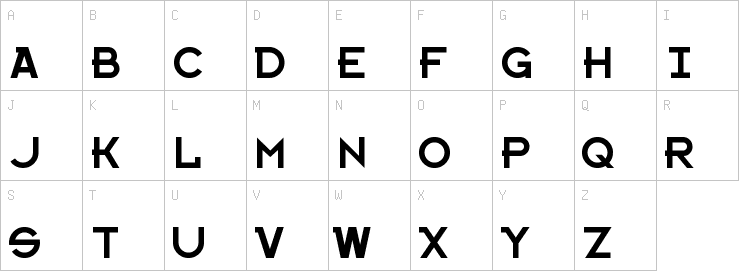 Uppercase characters