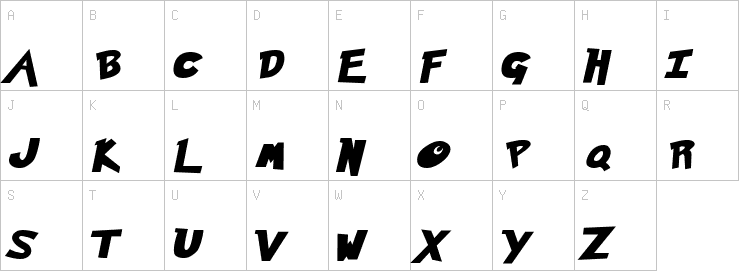 Uppercase characters