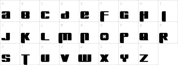 Uppercase characters