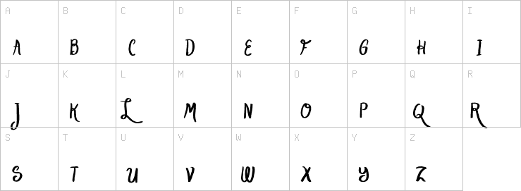 Uppercase characters