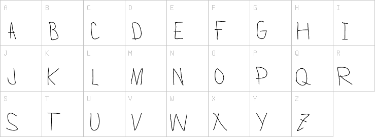Uppercase characters