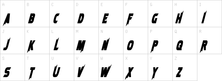 Uppercase characters