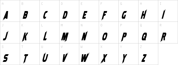 Uppercase characters