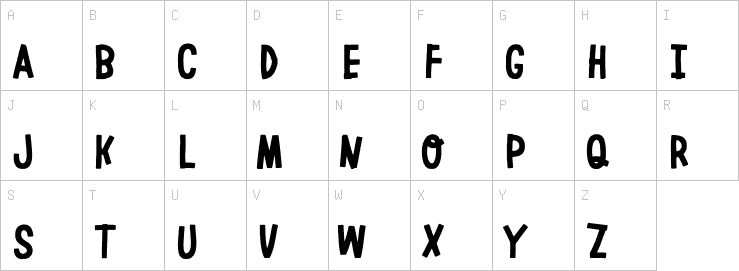 Uppercase characters