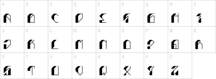Uppercase characters