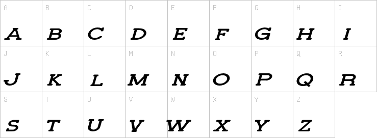 Uppercase characters