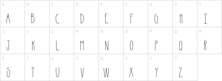Uppercase characters