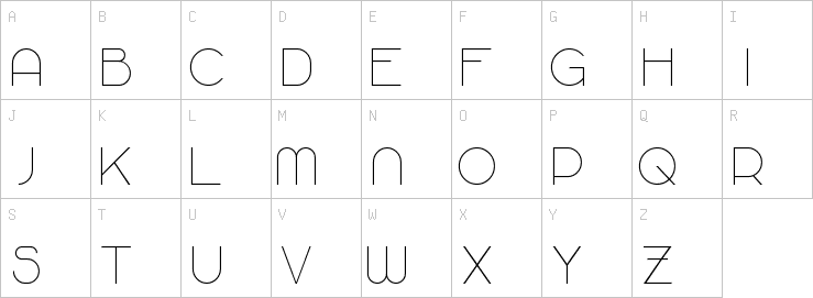 Uppercase characters