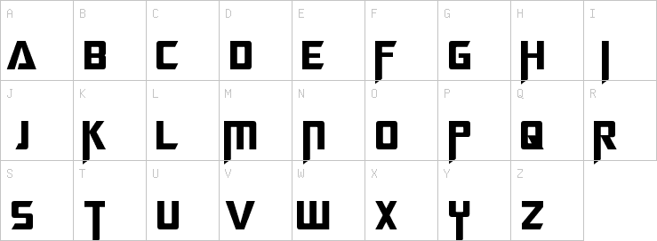 Uppercase characters