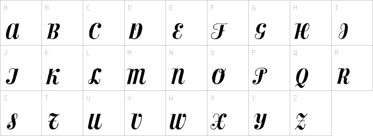 Uppercase characters