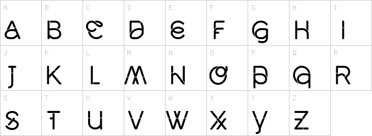 Uppercase characters