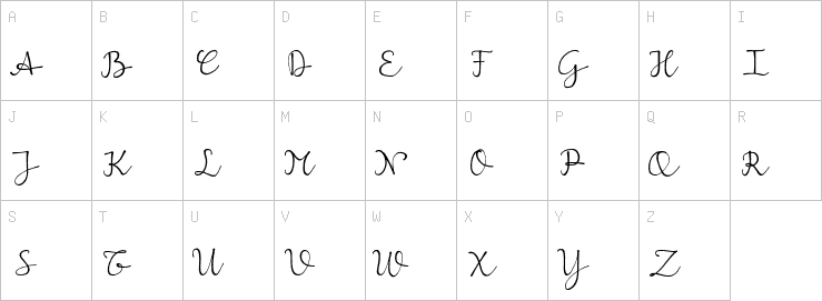 Uppercase characters