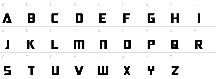 Uppercase characters