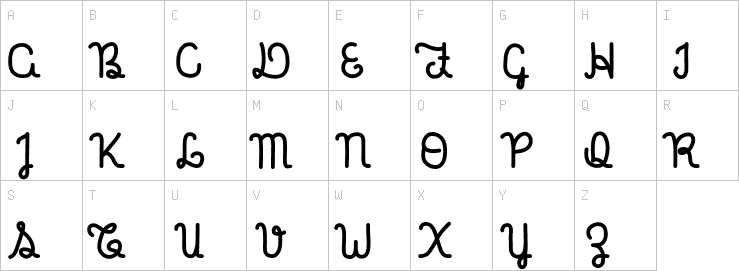 Uppercase characters