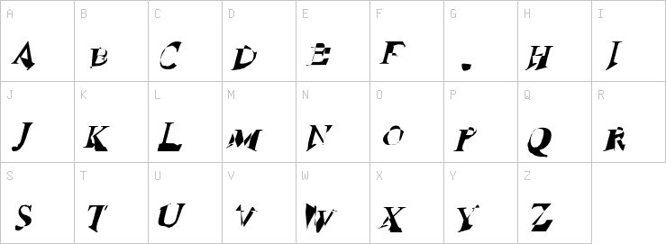 Uppercase characters