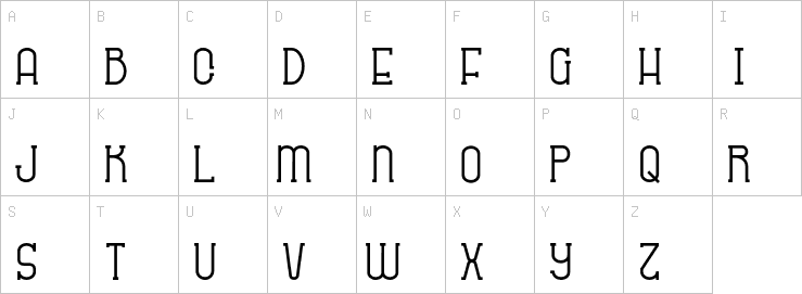 Uppercase characters