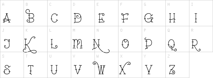 Uppercase characters