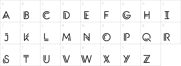 Uppercase characters