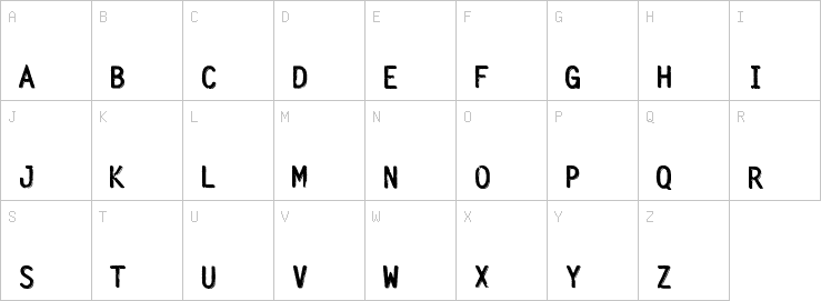 Uppercase characters
