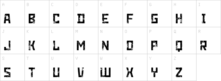 Uppercase characters