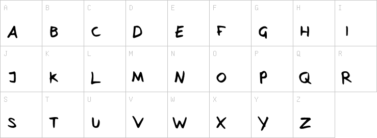 Uppercase characters