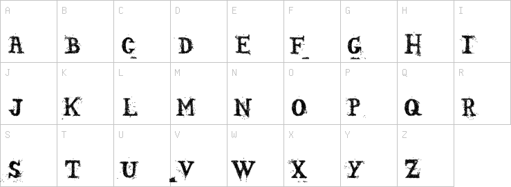 Uppercase characters